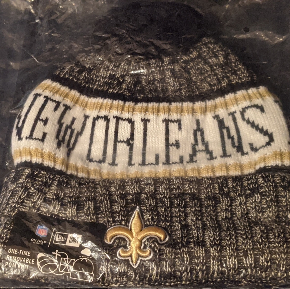 New Orleans Saints NFL New Era Snow Cap
